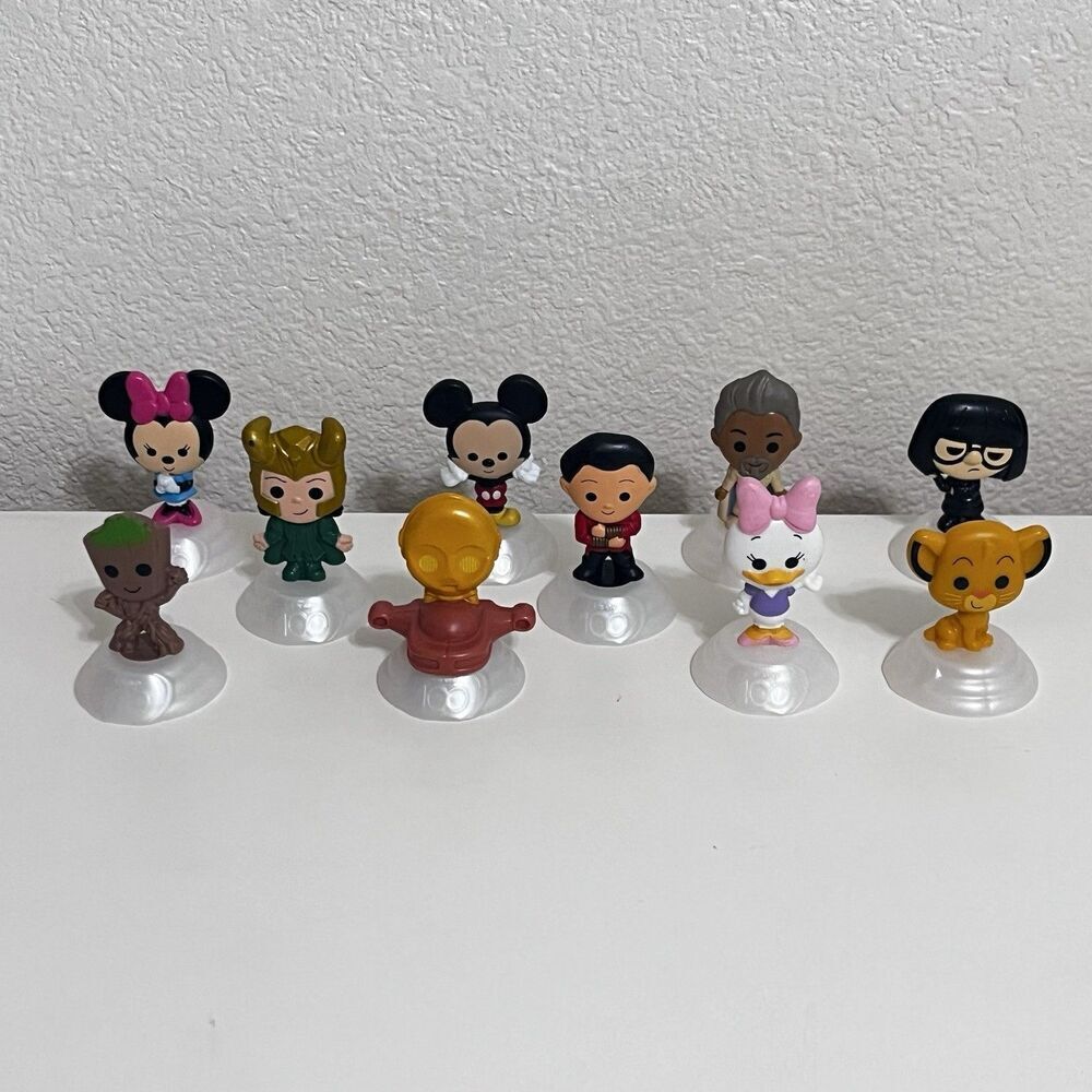 McDonald's Disney 100 Years Anniversary 2023 Happy Meal Toys Figures Lot of 10